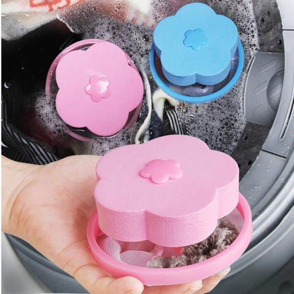 4_ebdc50b5-6c08-47c5-a02a-46f604ed53b0.jpg Washing Machine Floating Filter Lint Mesh Bag Net Pouch Hair / Lint Catcher - Image 1