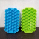 Flexible Silicone Ice Cube Tray, 37 Small Cubes , Fridge Use