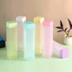 Large Capacity Plastic Water Bottle | Set of 6 | Square Water Bottle (940ml each)