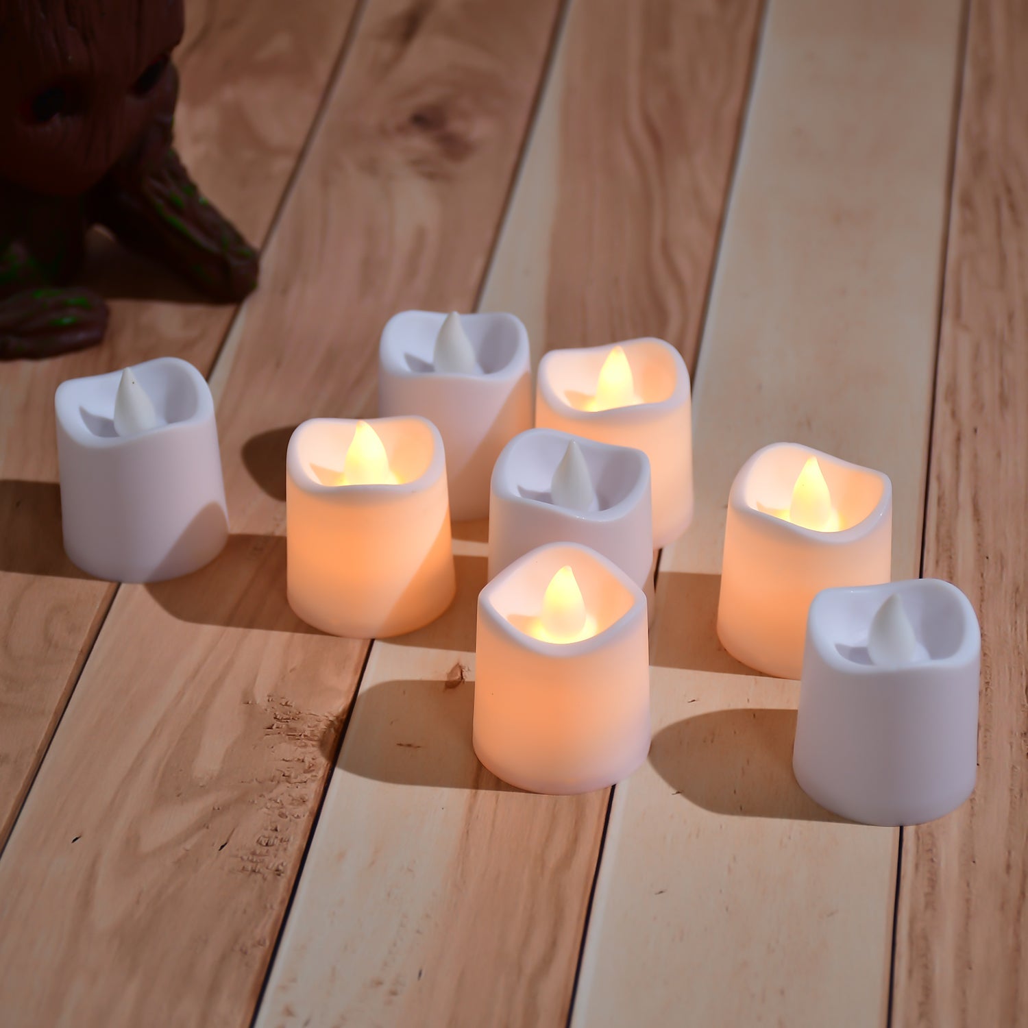 5Image_f258f31b-18f2-471b-9bca-7b8c0a918b8e.jpg Flameless LED TealightsLED Tea Light for Home Diwali Pack 24 - Image 1