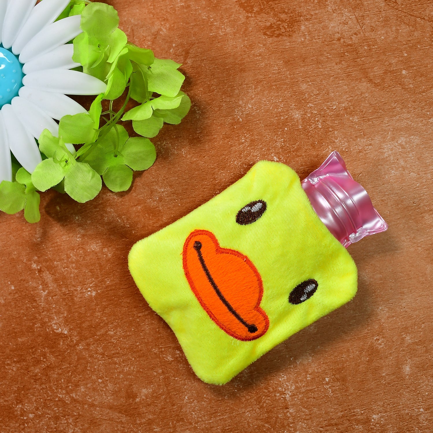 5_0a970a35-3405-4b2c-9b73-9afbc5e61e04.jpg Yellow Duck Hot Water Bag for Pain Relief & Warmth with Cover - Image 1