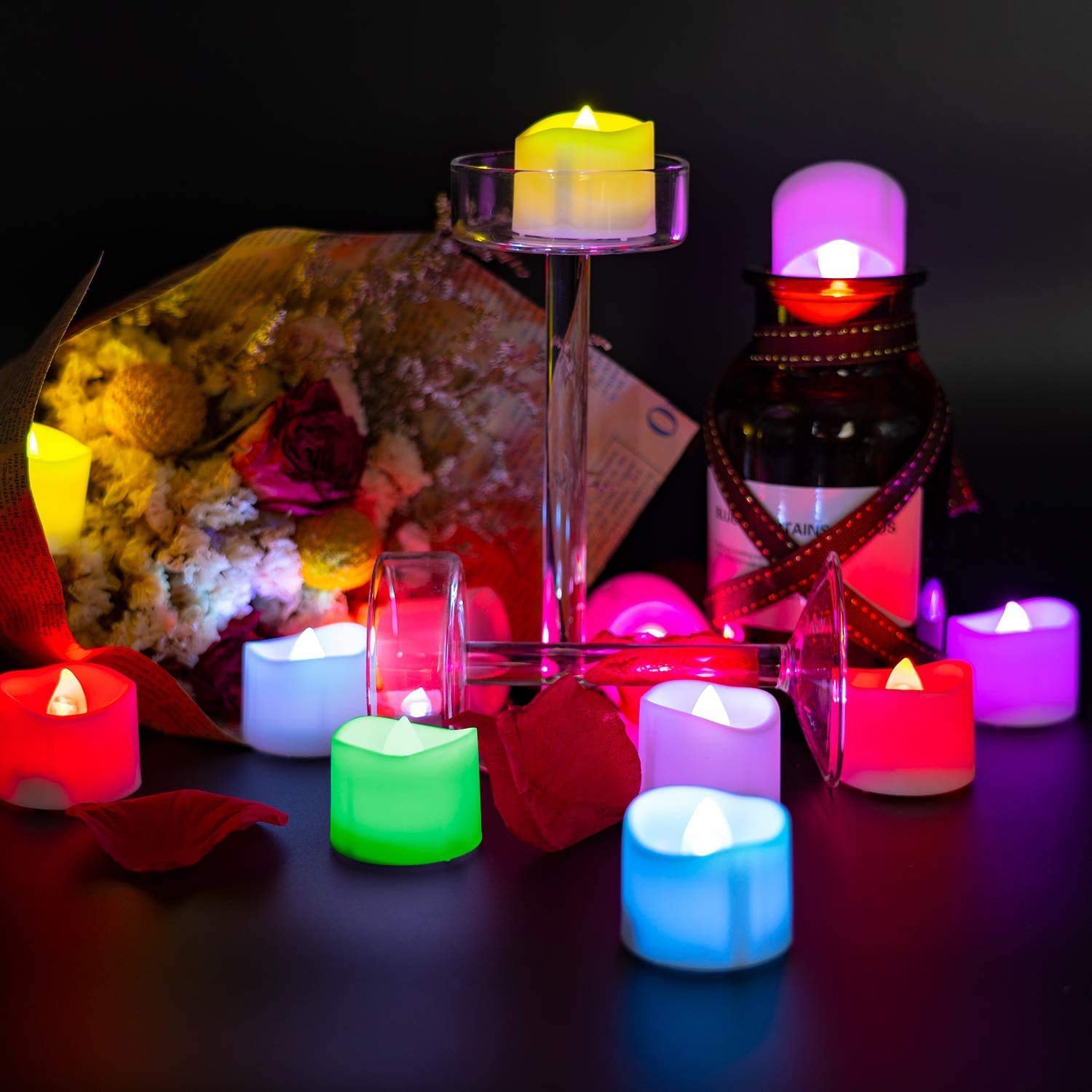 5_8ab94054-a8d6-4a9f-abc1-48bbd4dc1498.jpg 1PC Festival Decorative LED Tealight Candles – Battery Operated for Party & Diwali - Image 1