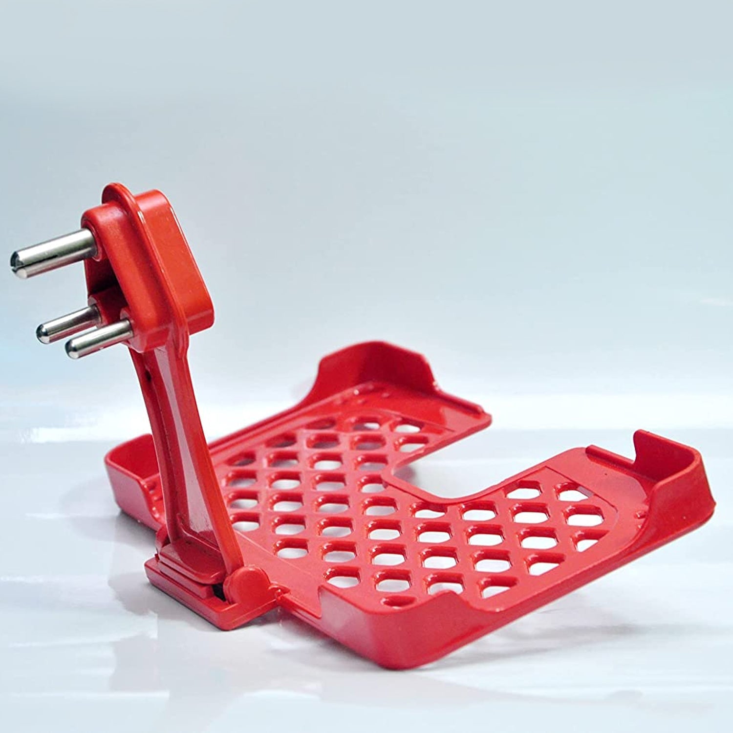 5_cb15bc08-dcd4-48ff-aad0-56985d61870a.jpg Multi-Purpose Wall Holder Stand for Mobile Charging (Red) - Image 1