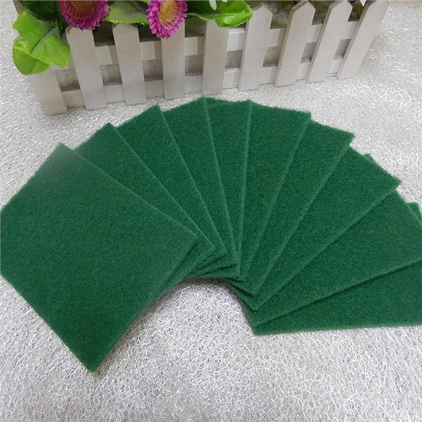 5b0f56454ec5196e125405ab-13-large_2296009e-f6fc-4279-8fc2-2d41b87cafbf.jpg Green Kitchen Scrubber Pads for Utensils / Tiles Cleaning - Image 1
