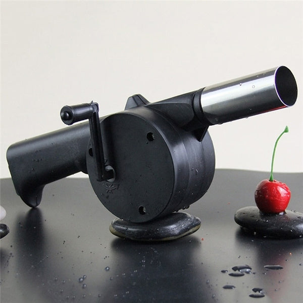 5da93840e615a9002f6d6b4e-large.jpg Portable Hand Crank Air Blower Fan for Charcoal Grill BBQ - Image 1