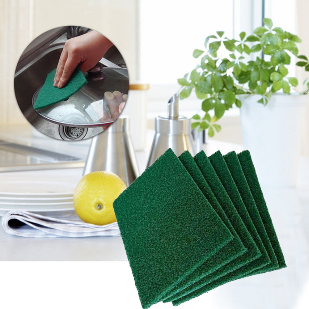 5dfc83d0bc8aa5099d3cfb62-2-large.jpg Scrub Sponge Cleaning Pads Aqua Green (Pack Of 6) - Image 1