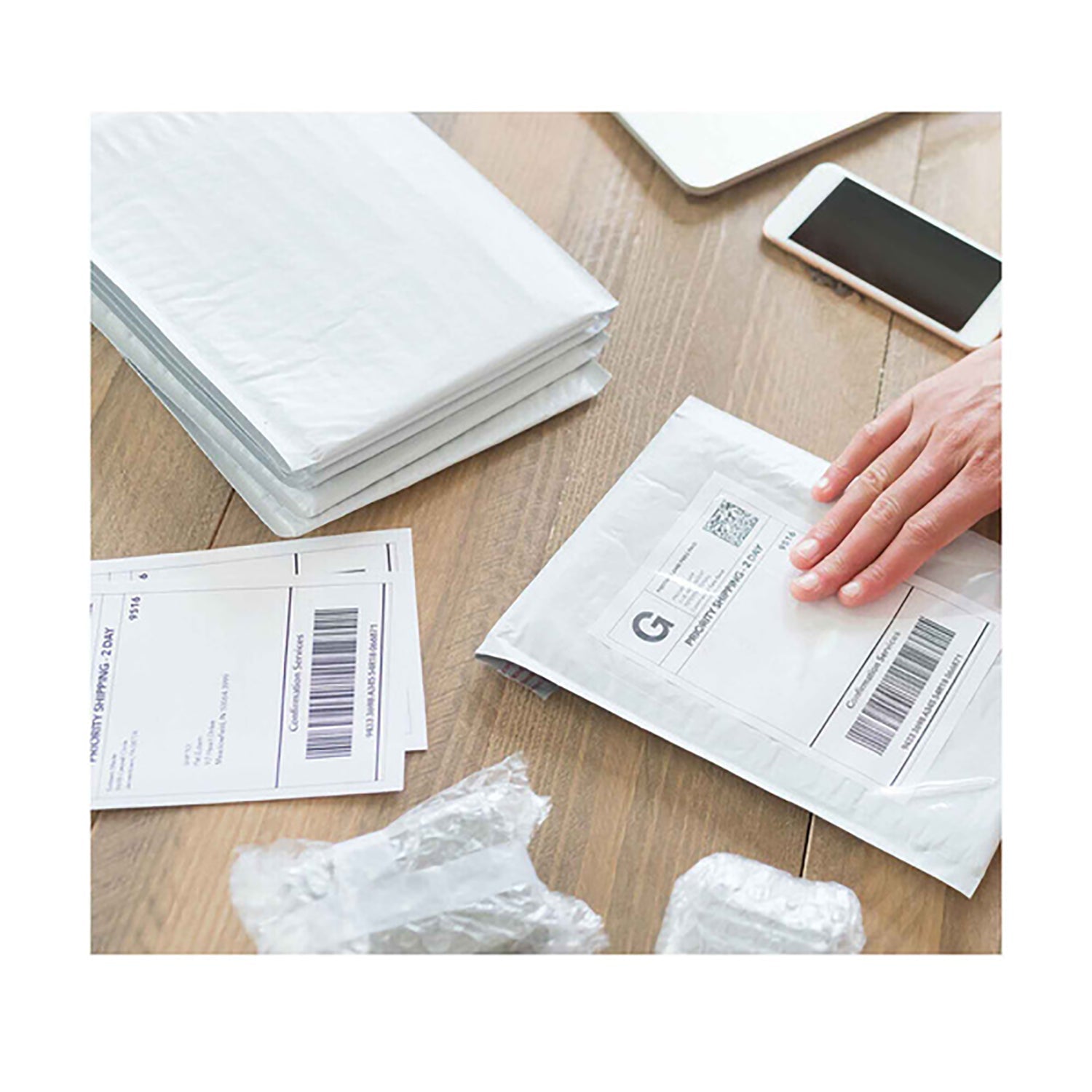 603f714491eee14408f62c5a-4-large.jpg Thermal Labels Stickers (100X150mm) 400 Labels per Roll (4"x 6") - Image 1