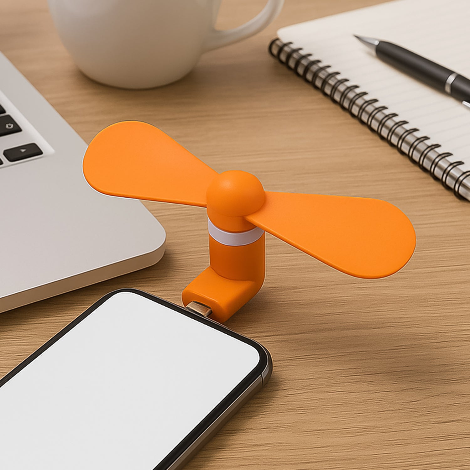 6183_mini_usb_fan.jpg Mini USB Fan – Instant Cooling Handy Fan for Anytime Use (Micro Port) - Image 1