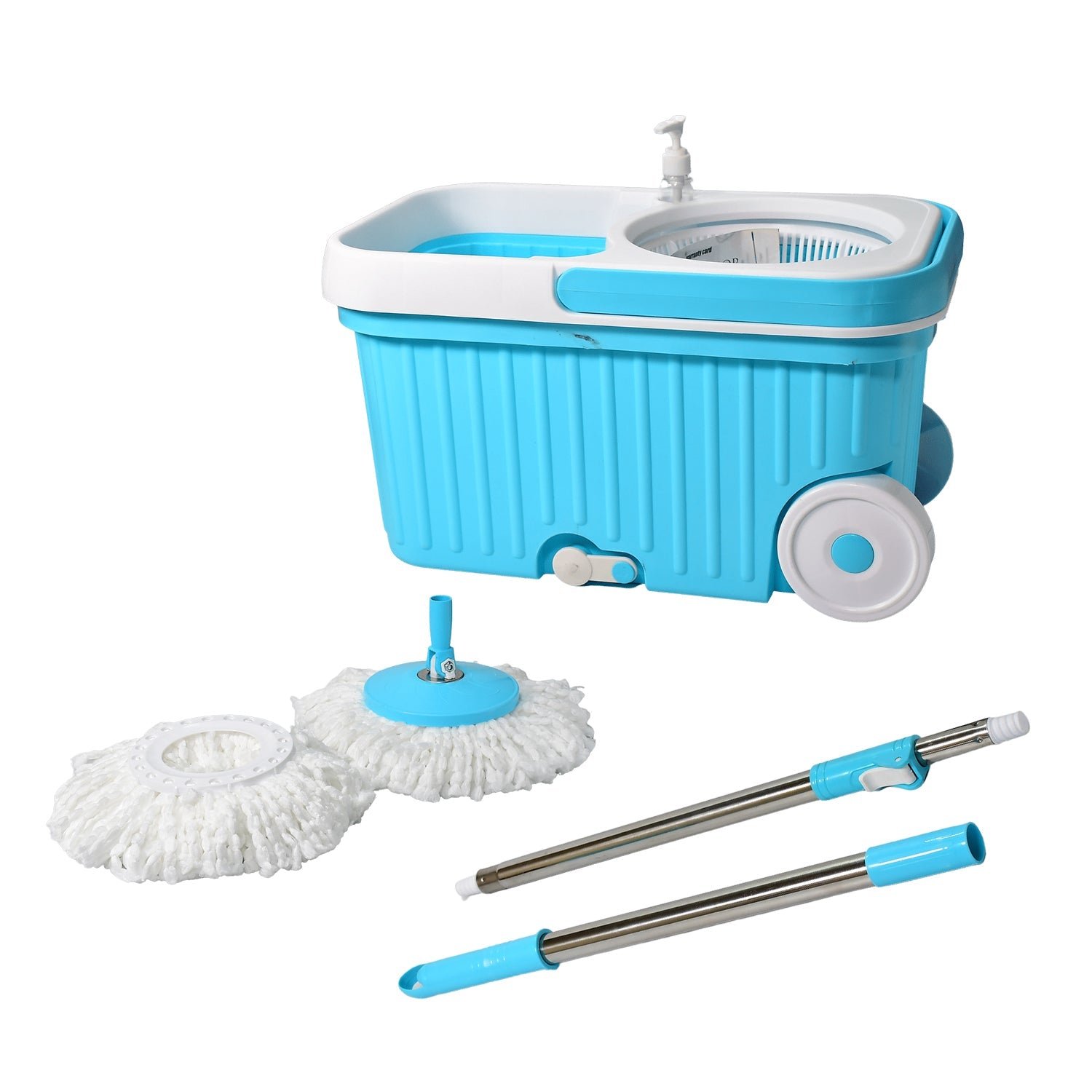 6_62ff18b7-8302-4ae1-8fdc-61f7d03fdbda.jpg Sporty Plastic Spin Mop with Bigger Wheels & Auto Fold Handle for 360° Cleaning - Image 1