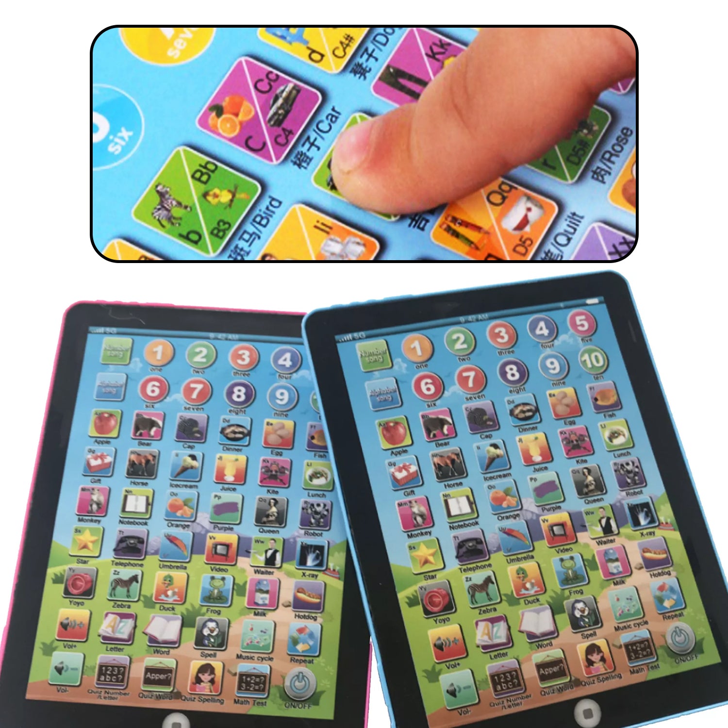 6image_de5a38d9-9e52-43f0-a83f-4af4a68e50df.jpg Kids Learning Tablet Pad For Learning Purposes Of Kids And Children’s. - Image 1