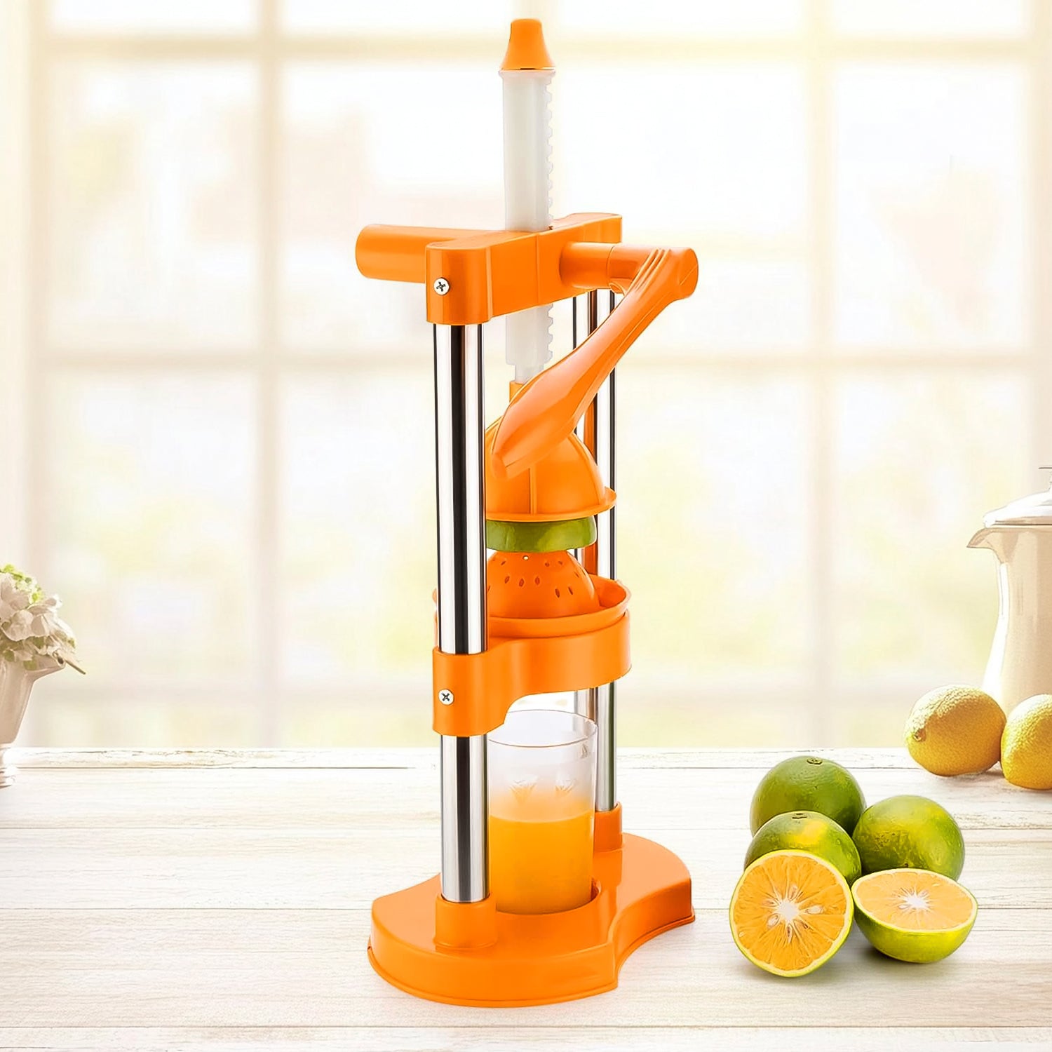7128_manual_pressure_juicer.jpg Manual Hand Pressure Juicer for Fruits & Veg - Image 1