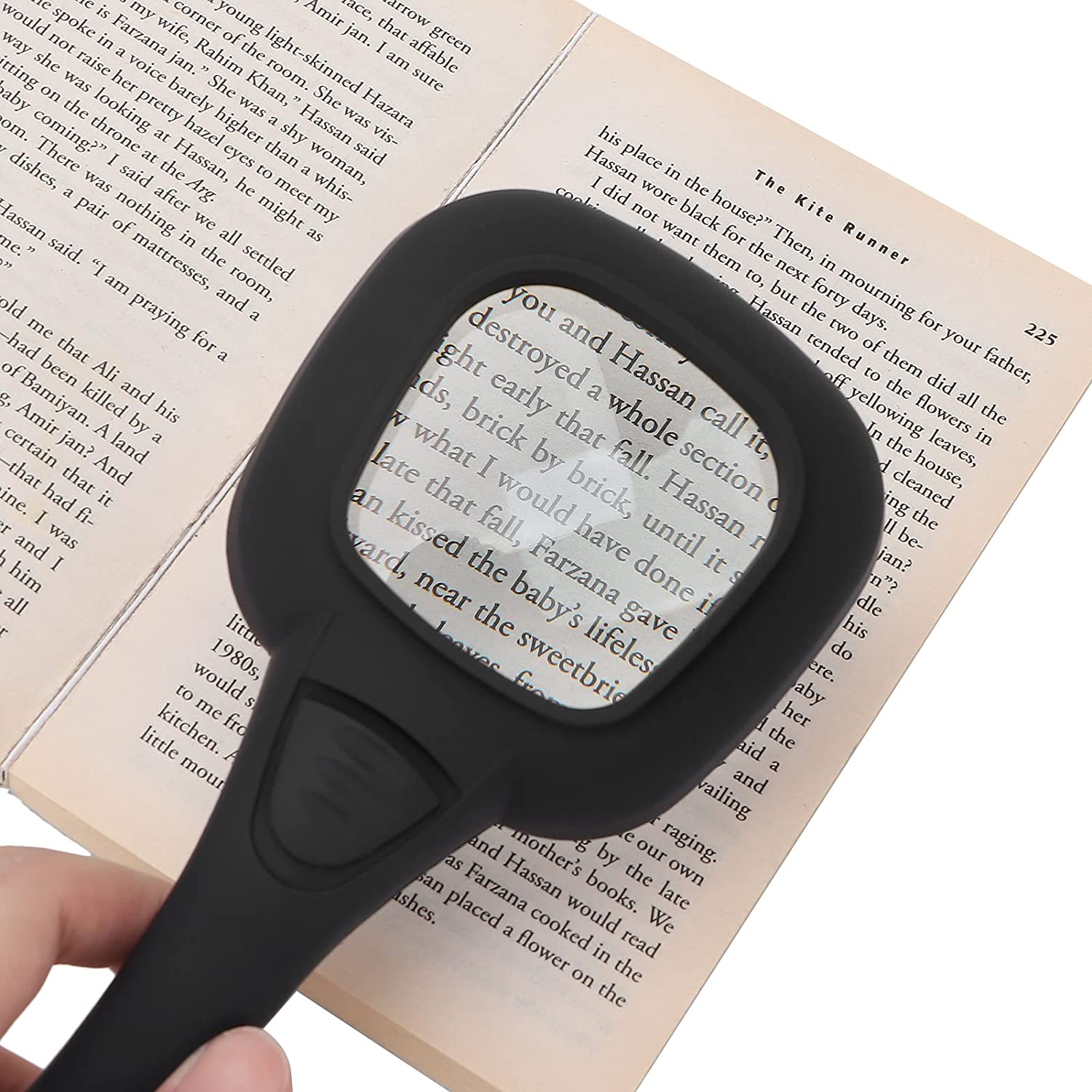 715OfjDiTtL._AC_SL1500.jpg Handheld LED Magnifying Glass – 6 Lighted Magnifier for Reading & Inspection - Image 1