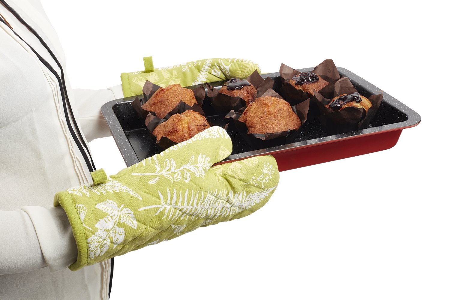 71LlyUvUPgL._SL1500.jpg Baking Essential Cotton Glove, Heat Proof Microwave Baking Oven - Image 1