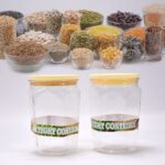 Air Tight Kitchen Storage Container (Approx - 1100Ml, Set of 2pcs)
