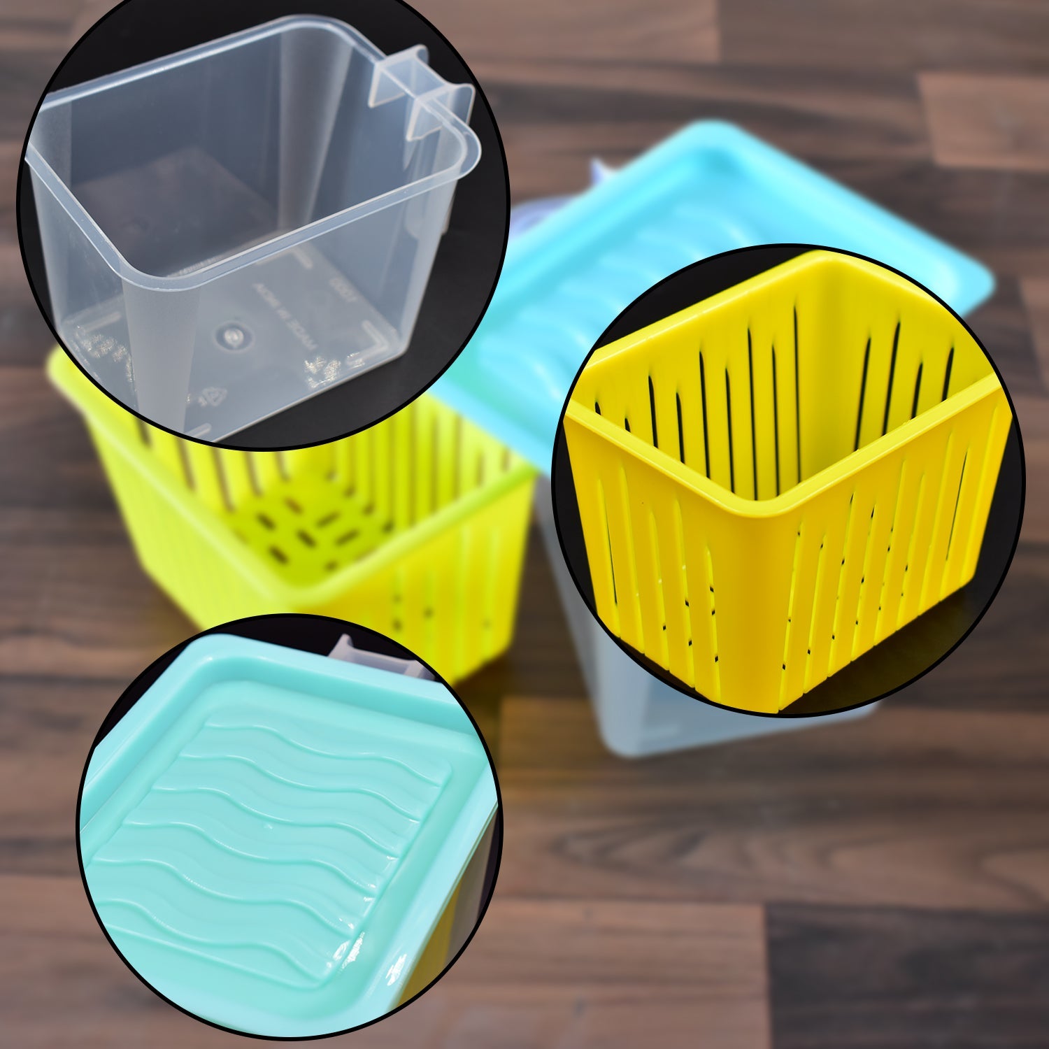 7image_8c81bedb-042e-4e7f-8194-1328633be864.jpg Fridge Storage Containers with Handle – Plastic Kitchen Storage (4 Pcs Set) - Image 1