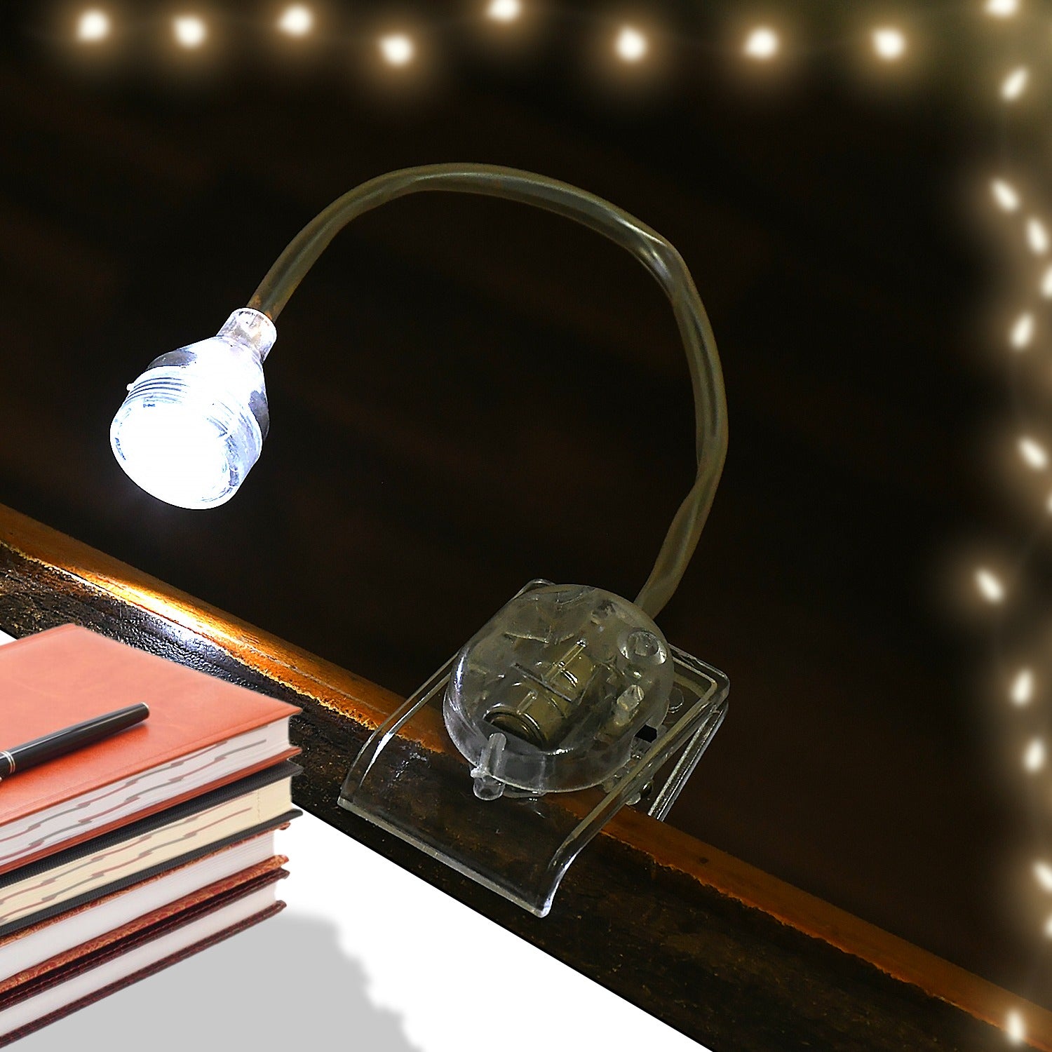 85118aa2-6149-4251-8978-e6bc795adeab.jpg Clip light Portable Clip Light Transparent Clip light Outdoor & indoor Use - Image 1