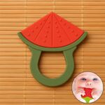 Baby Silicone Teether (1 Pc): Food Grade, Non-Toxic, Teething Relief (3 Months+)