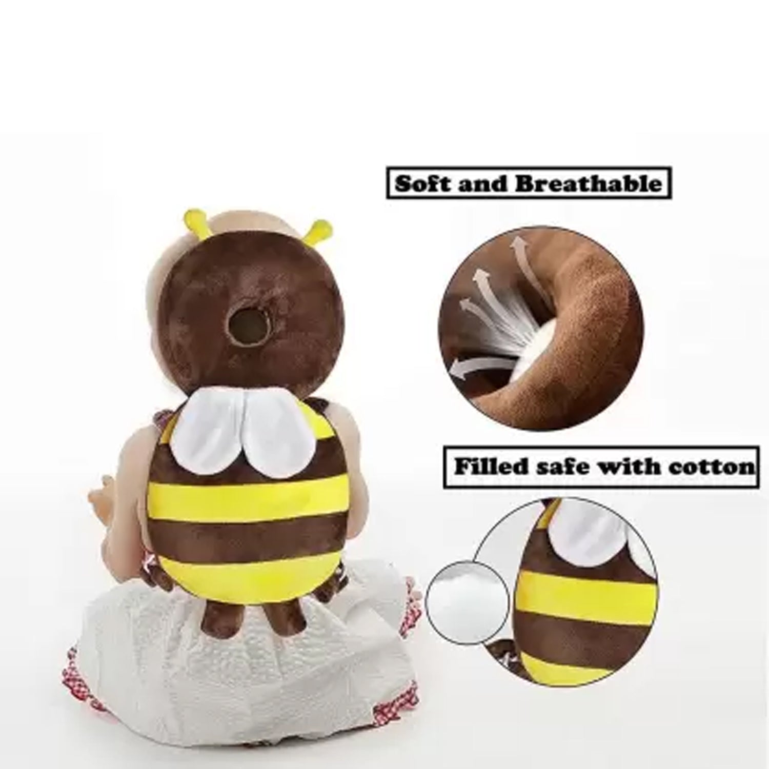 8_4e3c8fcb-962c-4c65-bc49-d159261a1d57.jpg SMALL BABY HEAD PROTECTOR BABY TODDLERS HEAD SAFETY PAD ( Multi Design) - Image 1