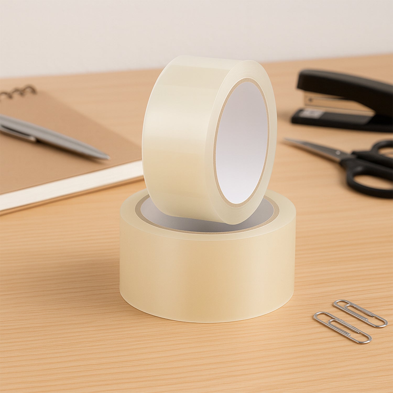 9084_trans_cello_tap_120mtr.jpg HIGH ADHESIVE TRANSPARENT TAPE FOR HOME PACKAGING. (65 meter) - Image 1