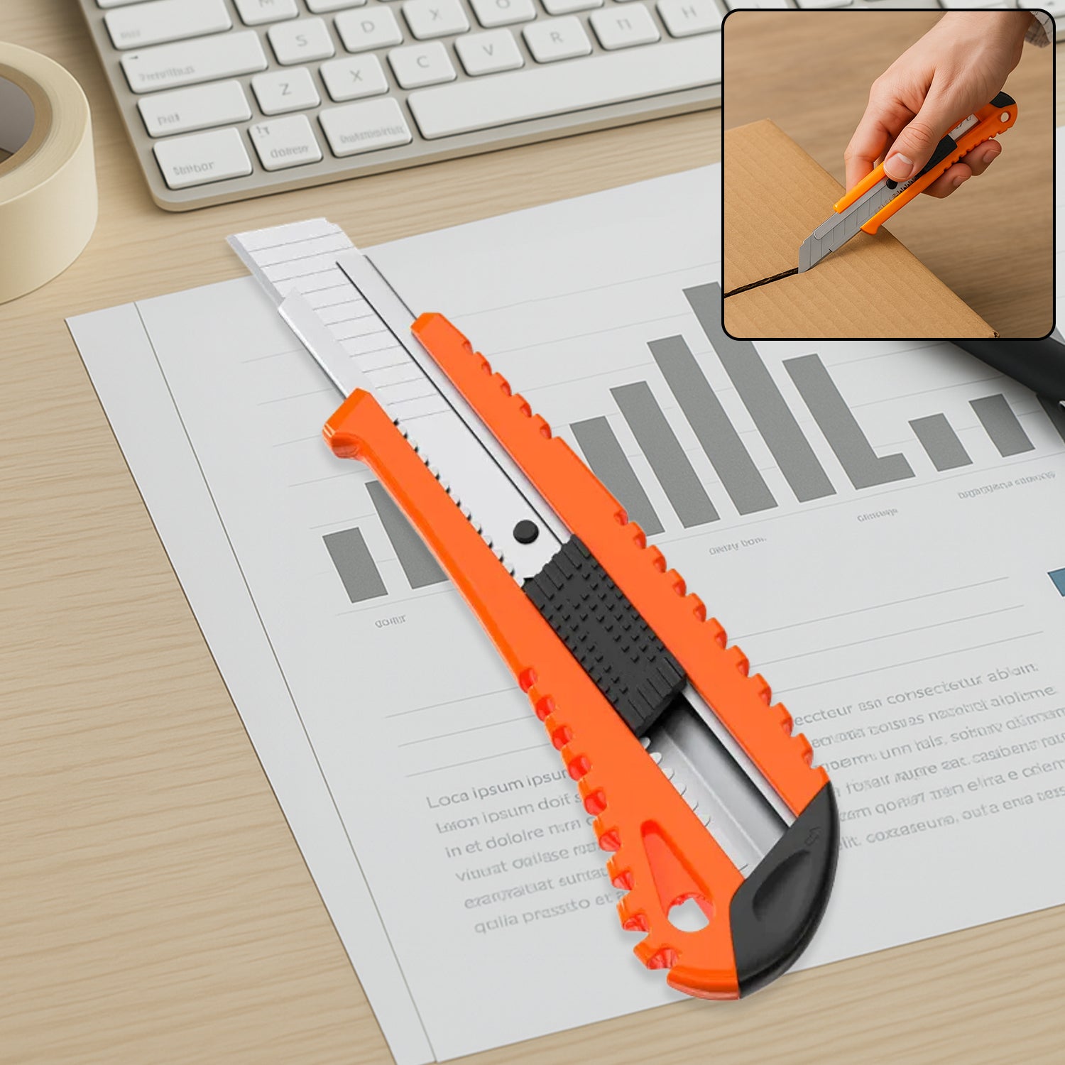 9327_cutter_knife_18mm.jpg Multi-Use Heavy Duty Iron Cutter – Precision Utility Knife Blade (18mm) - Image 1