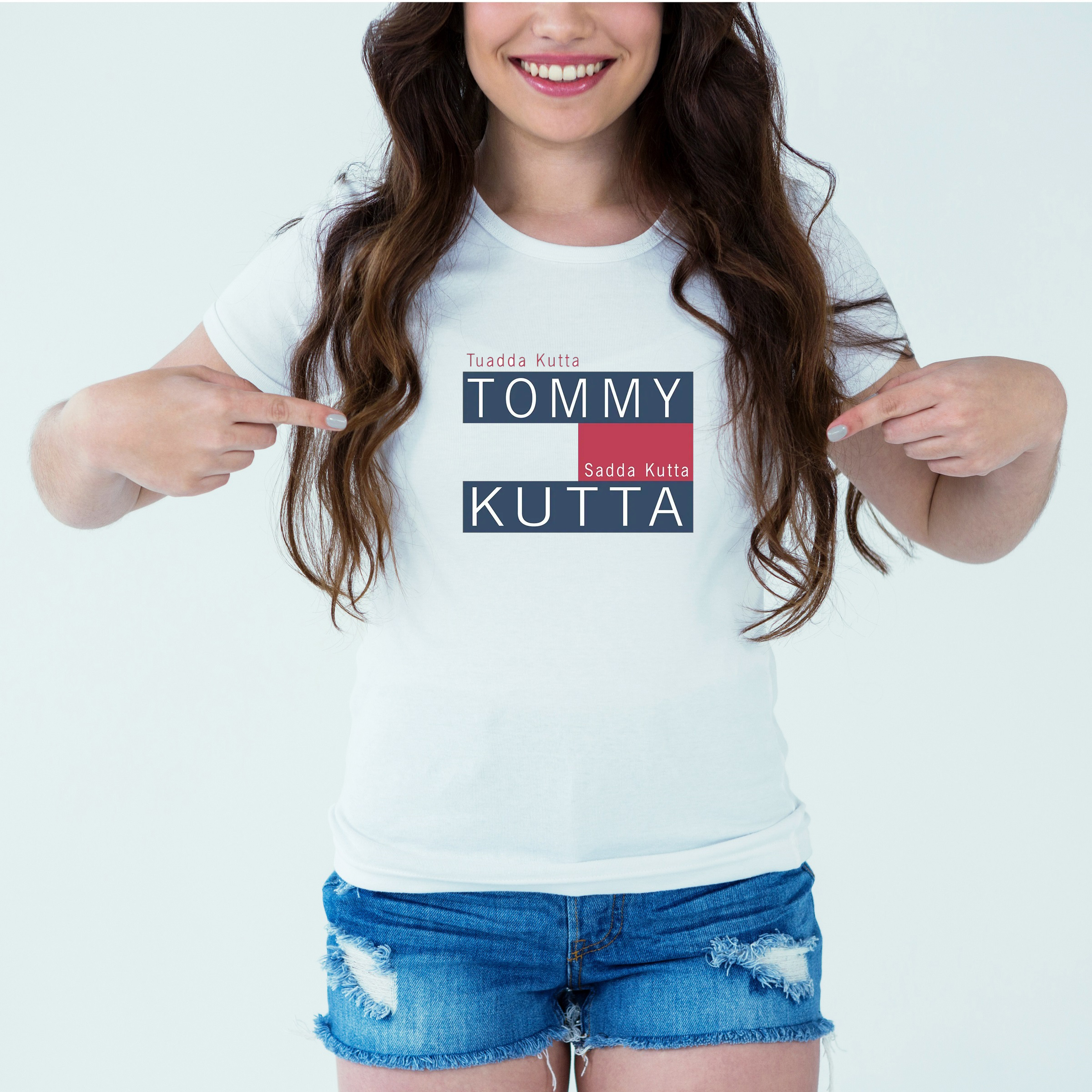 Mockup-Girl-tommmykutta.jpg Designer Printed T-Shirt :: Design type - Tommmy Kutta - Cloth type : Cotton - Image 1