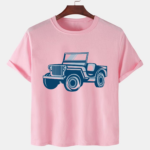Pink Unisex Dot Knit Premium Quality Designer Printed T-Shirt