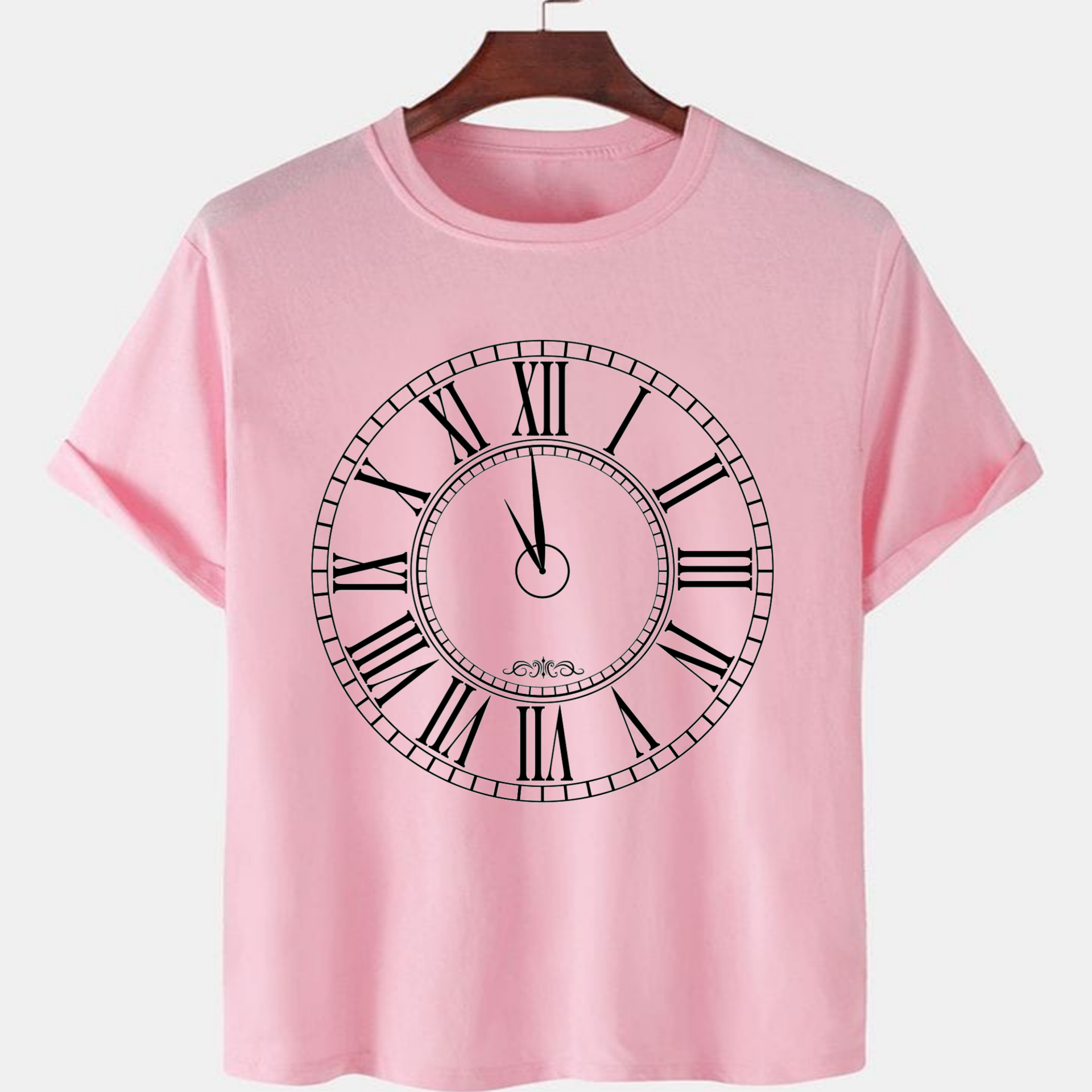PNK-CTN-B-009.png Pink Unisex Dot Knit Premium Quality Designer Printed T-Shirt - Image 1