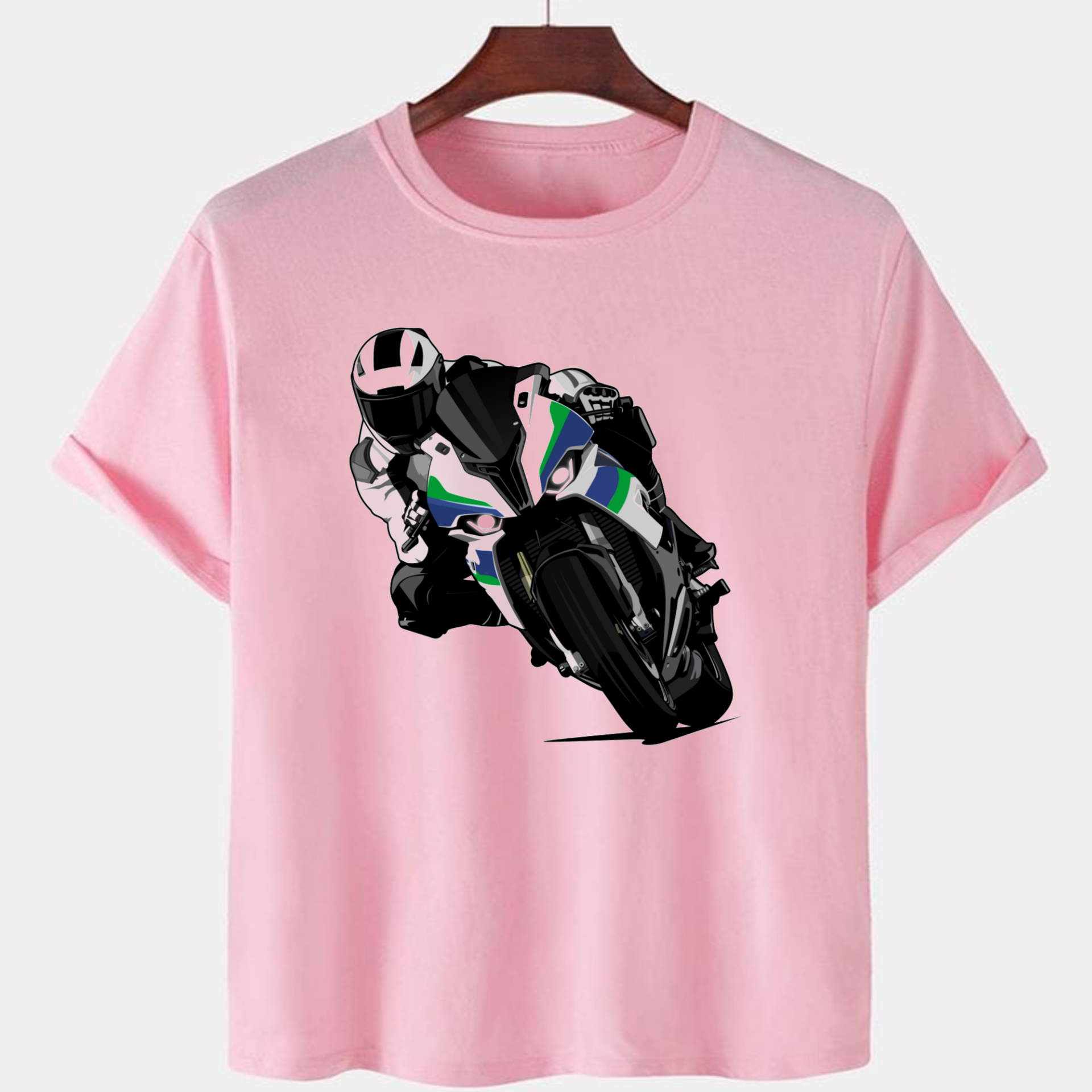 PNK-CTN-E-005.png Pink Unisex Polyster Premium Quality Designer Printed T-Shirt - Image 1