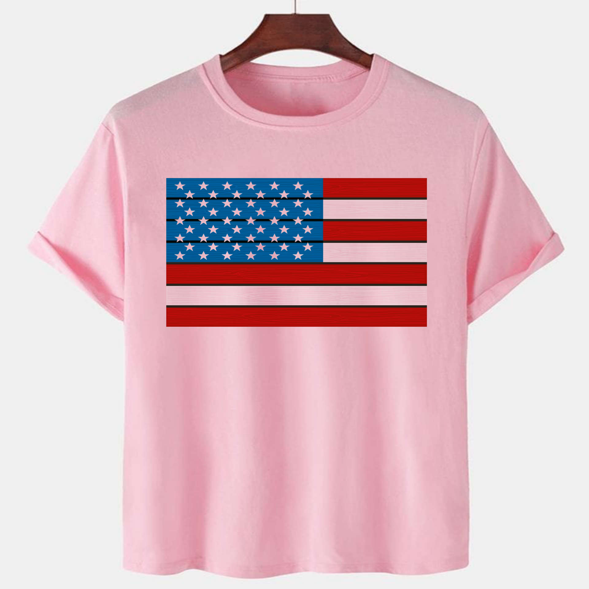 PNK-CTN-F-006.png Pink Unisex Dot Knit Premium Quality Designer Printed T-Shirt - Image 1