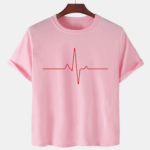 Pink Unisex Dot Knit Premium Quality Designer Printed T-Shirt