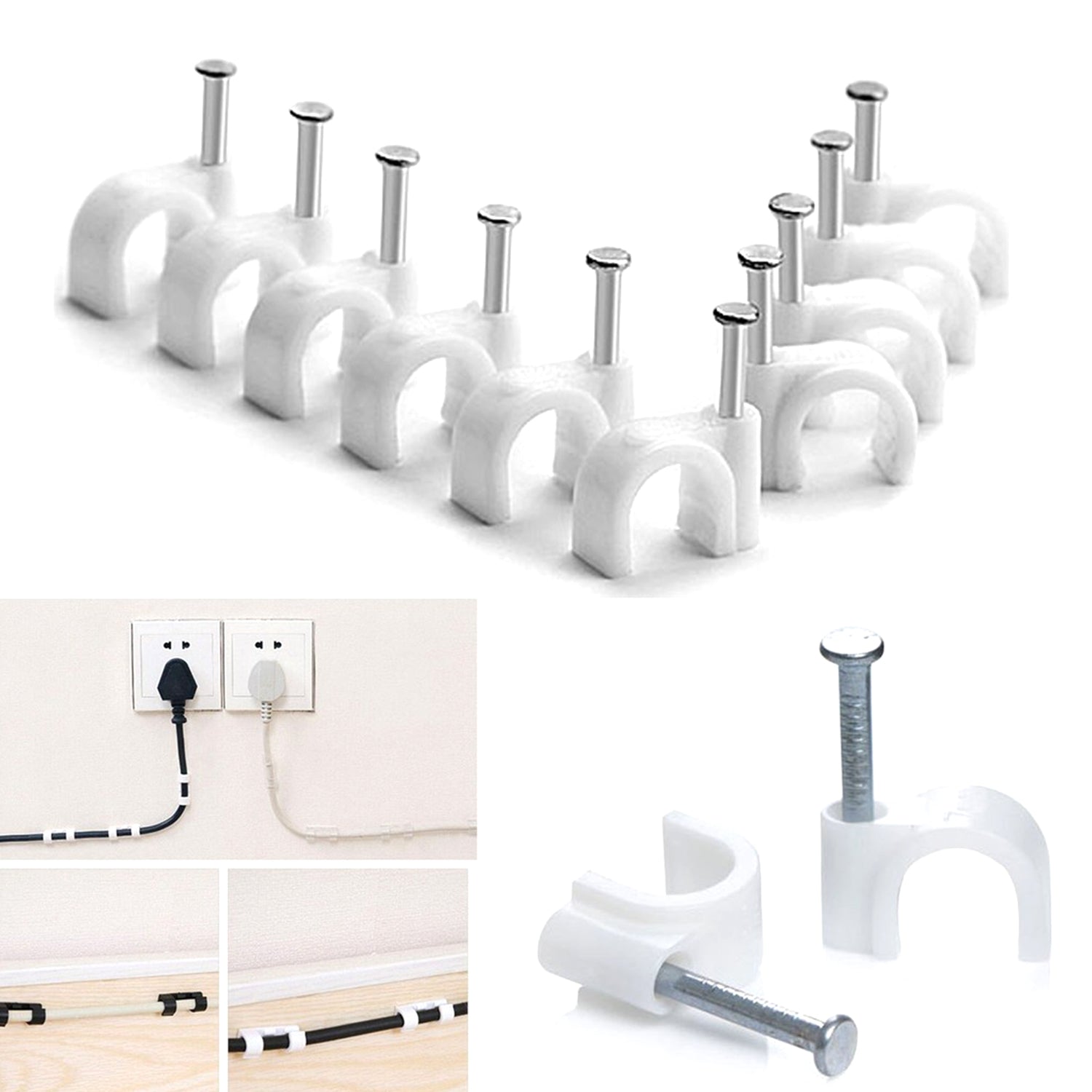 S_4160f01a-6c4f-416e-bb6a-6cbf4d082137.jpg 100 Pc 6MM Cable Clips for Securing Wires on Walls - Image 1