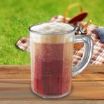 Unbreakable Drinking Plastic Type Glass Set, Beer Mug, Set of 4 PCs, Transparent
