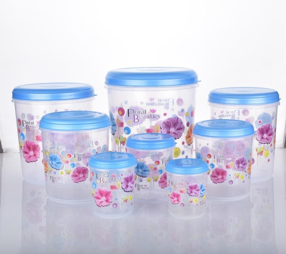 WhatsAppImage2021-07-02at2.22.09PM.jpg Air Tight Plastic Transparent Container Set - Image 1