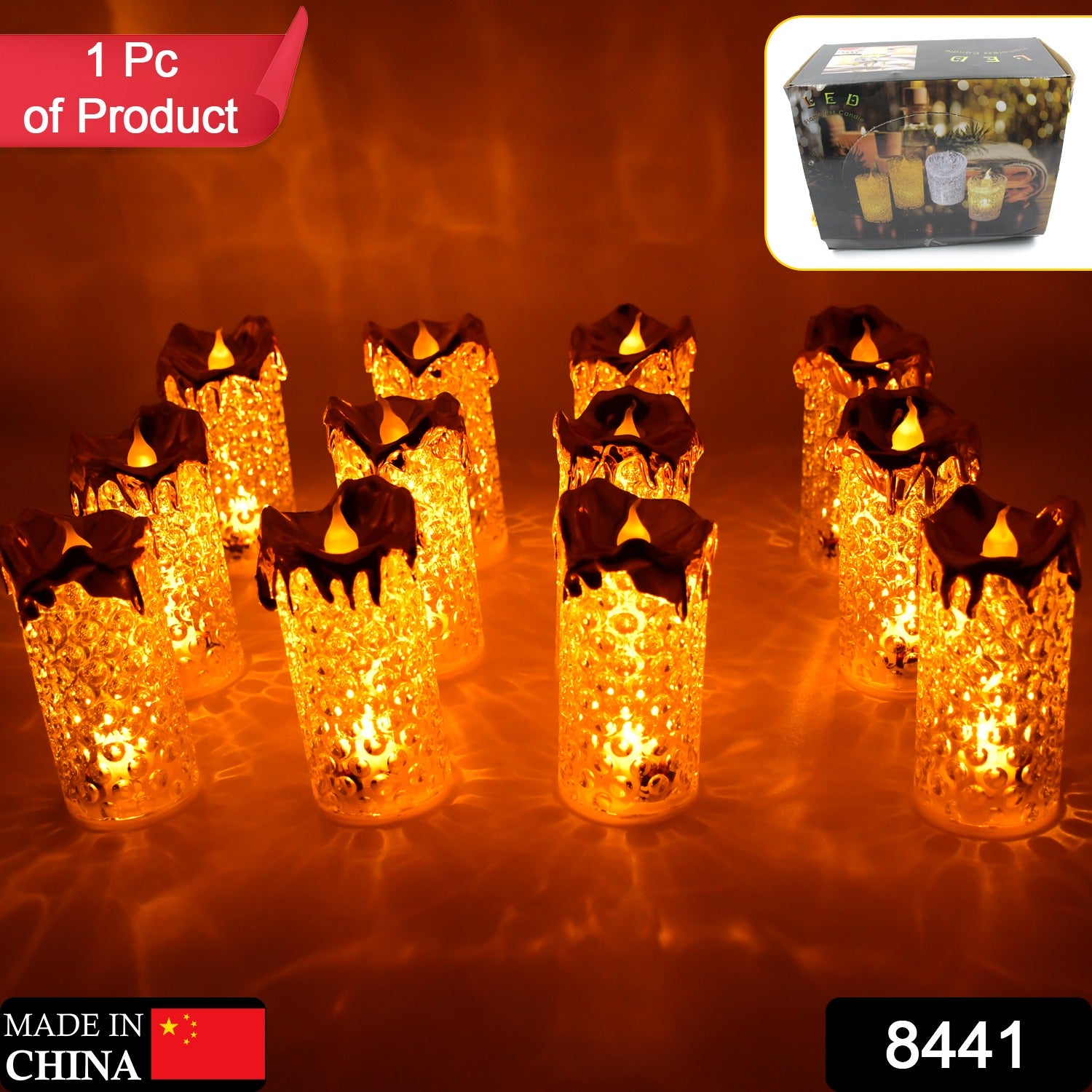 a21e7fd3-1cc9-49e0-b9a0-44b0049830ae_8f21313f-9fb5-4e10-bb47-faf170b54150.jpg Gold LED Flameless Candles for Decor & Gifting, Diwali (12 Pc MOQ) - Image 1