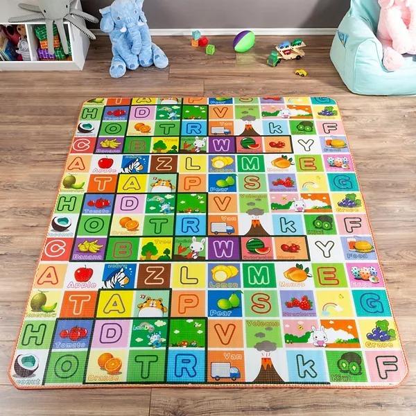 ac581857-72ce-4c0e-92b4-c658401fffed_2f70eef8-d8ab-4426-a7f9-6041de4f1a93.jpg Waterproof Single-Side Baby Play & Crawl Floor Mat for Kids (180 × 115) - Image 1