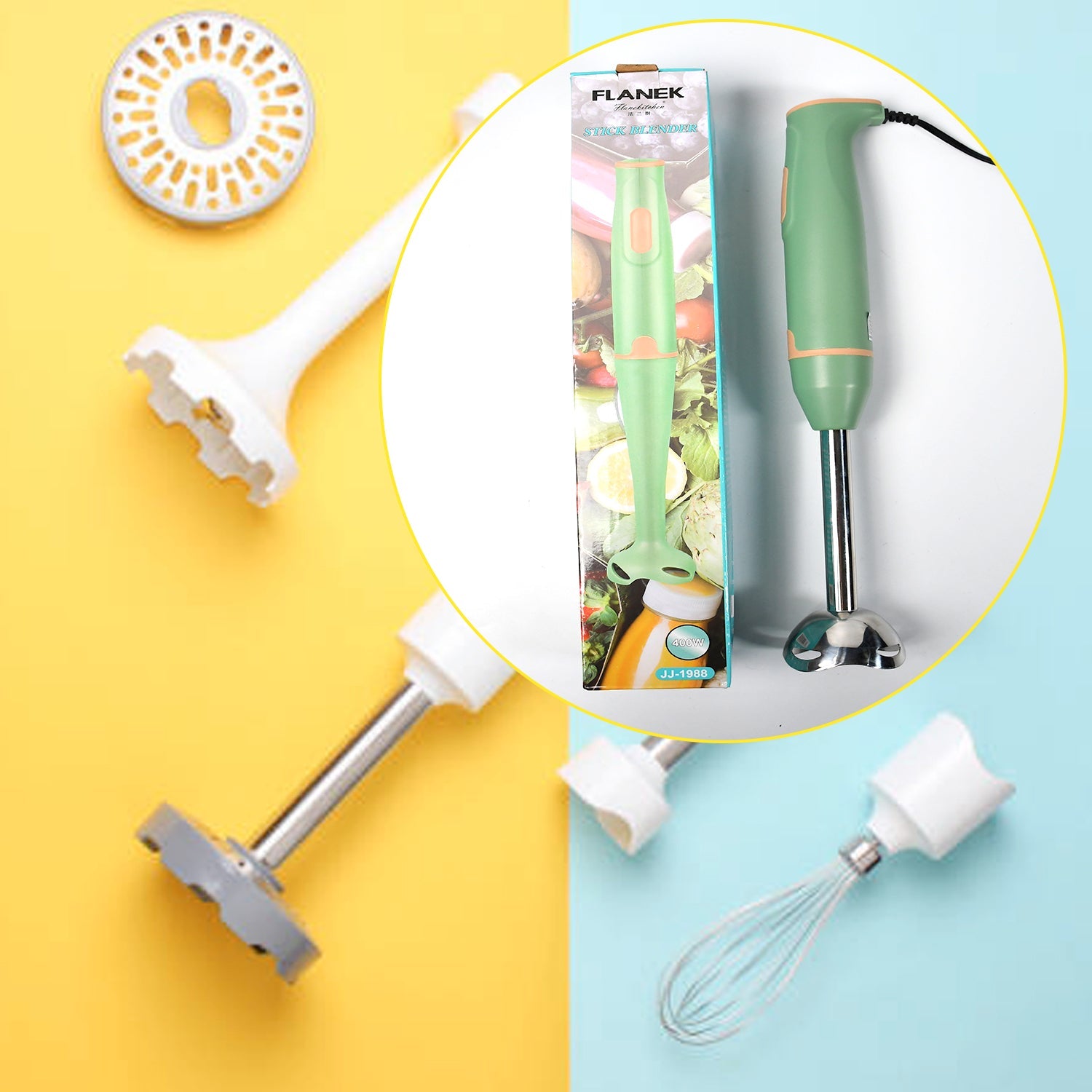blendder2.jpg Hand Blender Multi-Purpose Hand Blender, 400W Handheld Blender - Image 1