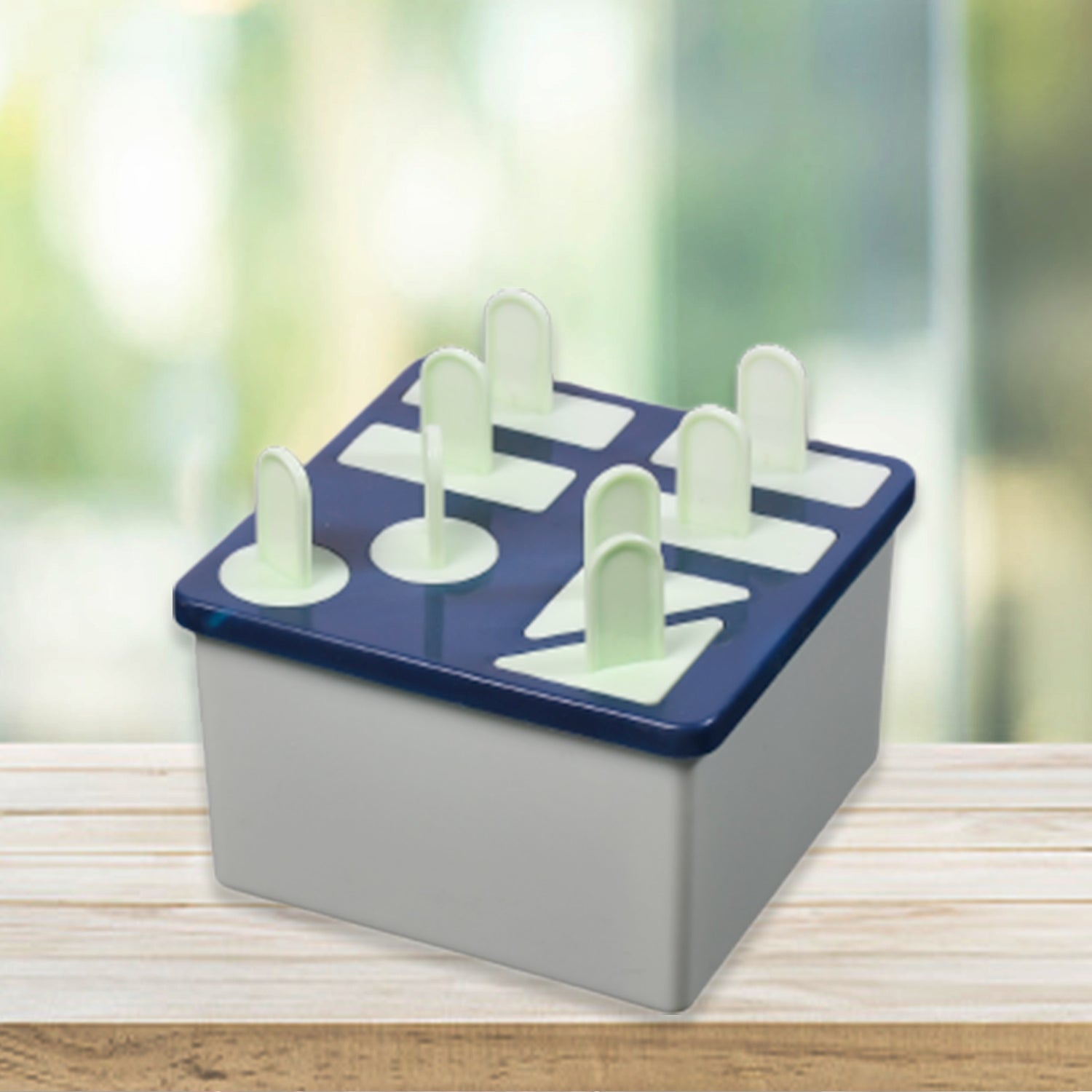 candymaker6.jpg Plastic Kulfi Mold, Kulfi Molds 8 pcs Tray Ice Cream Mold Reusable - Image 1