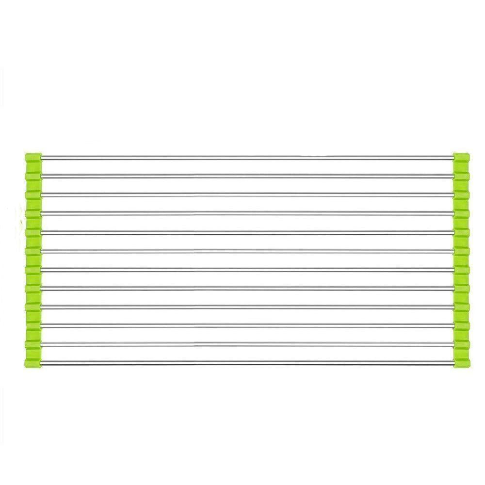 drainrack-109_1.jpg Foldable Drain Rack Kitchen Sink Roll up Dish Drying Rack Portable Dish Rack - Image 1