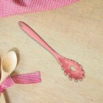 Silicone Pasta Fork Spaghetti Strainer, Non-Slip Heat Resistant